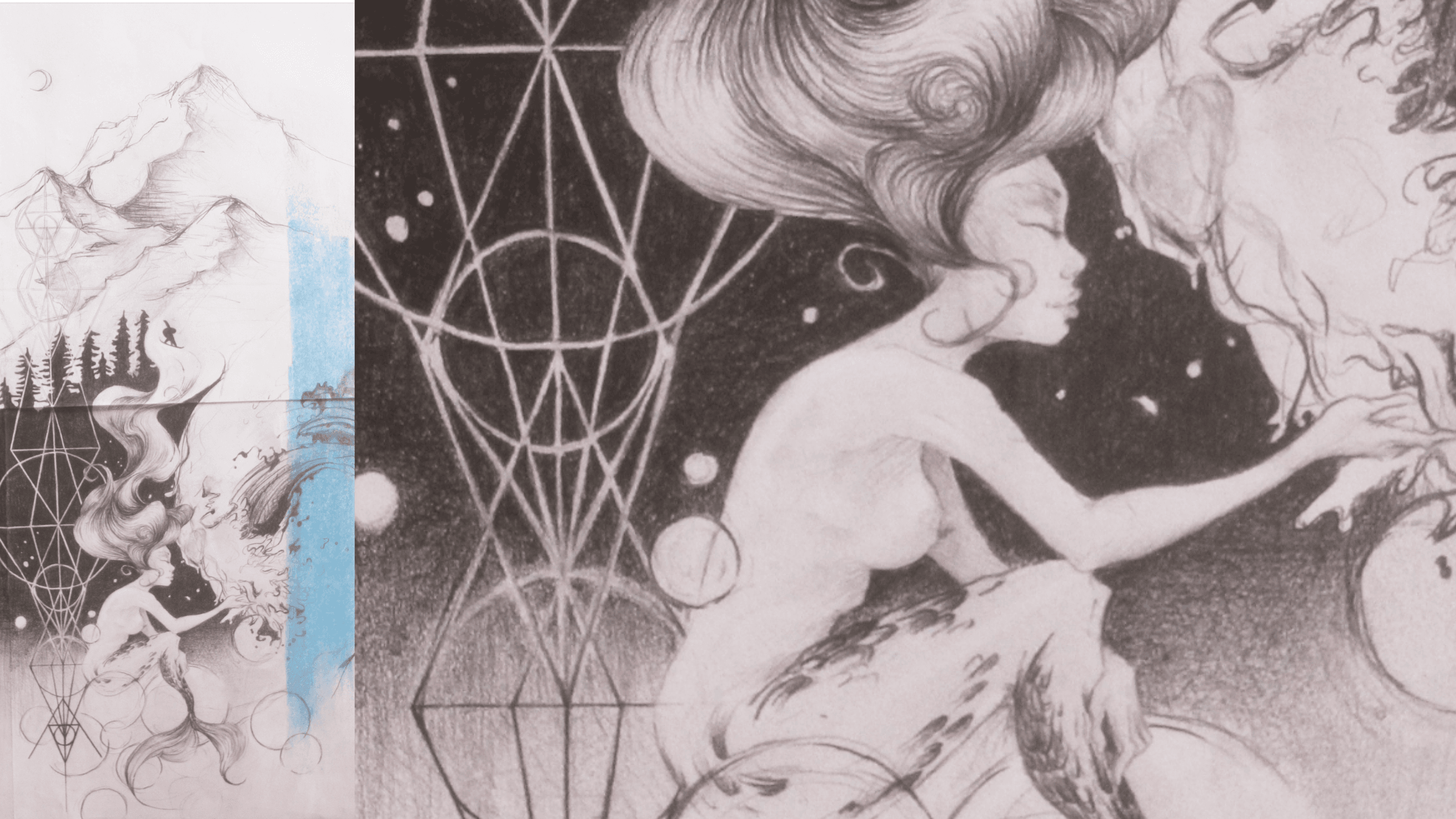 Artistic hand-painted piece highlighting unique textures and organic shapes.