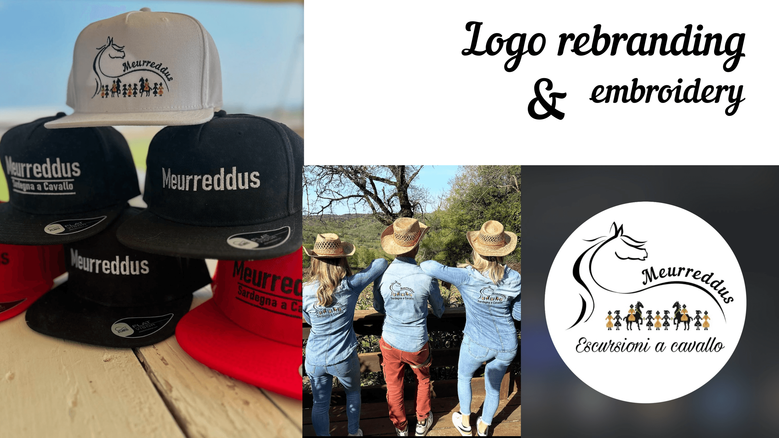Logo rebranding and embroidery