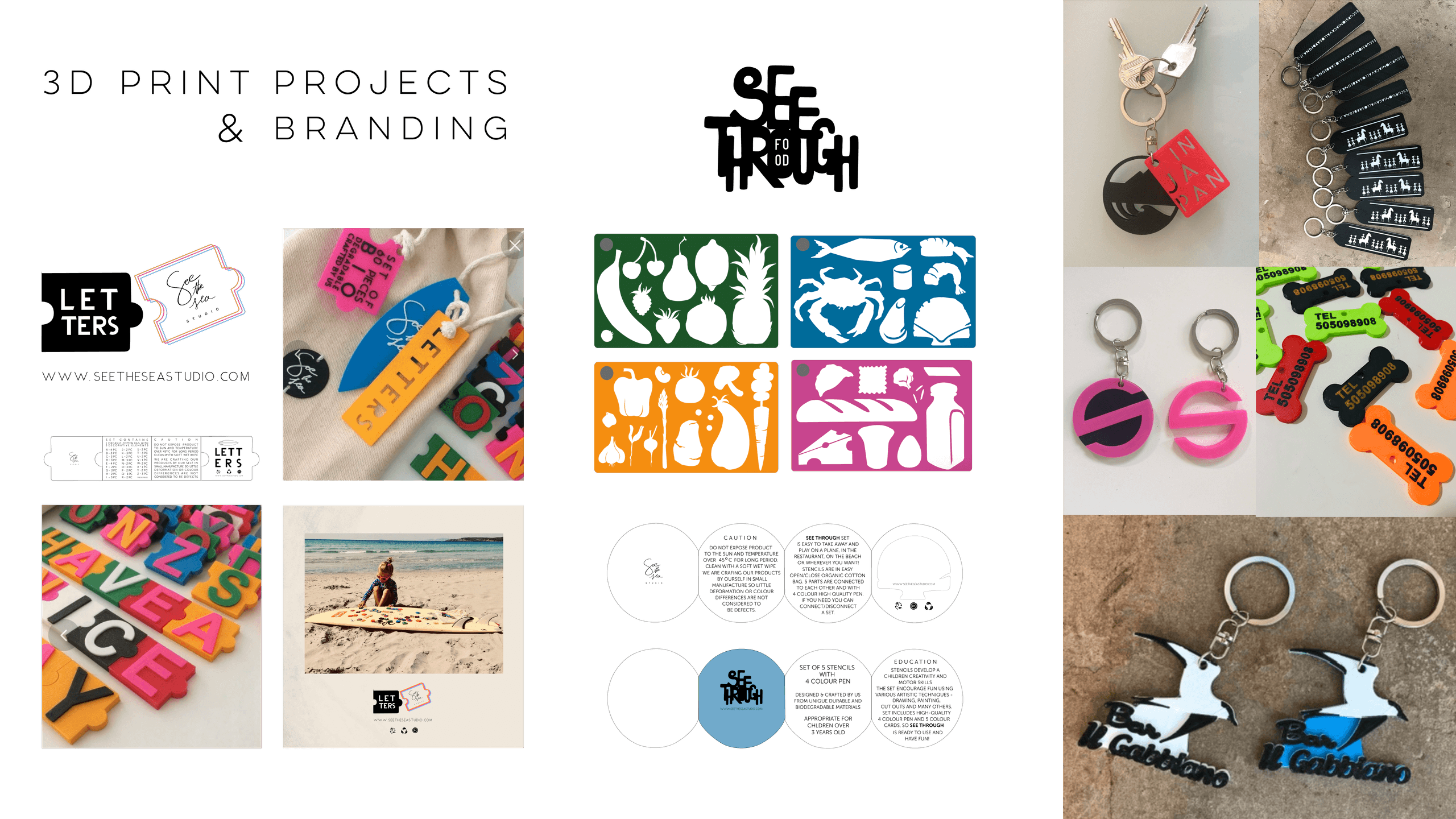 Printing projects and branding concepts