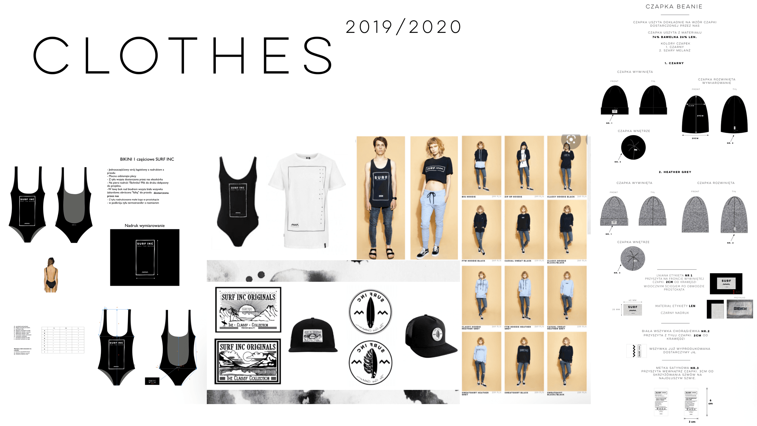 Models showcasing the Surf Inc collection